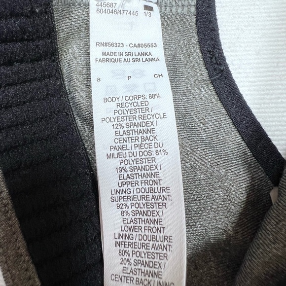 Nike Women’s Victory Shape Grey/Black High Support Sports Bra Non Padded size S - Picture 4 of 4